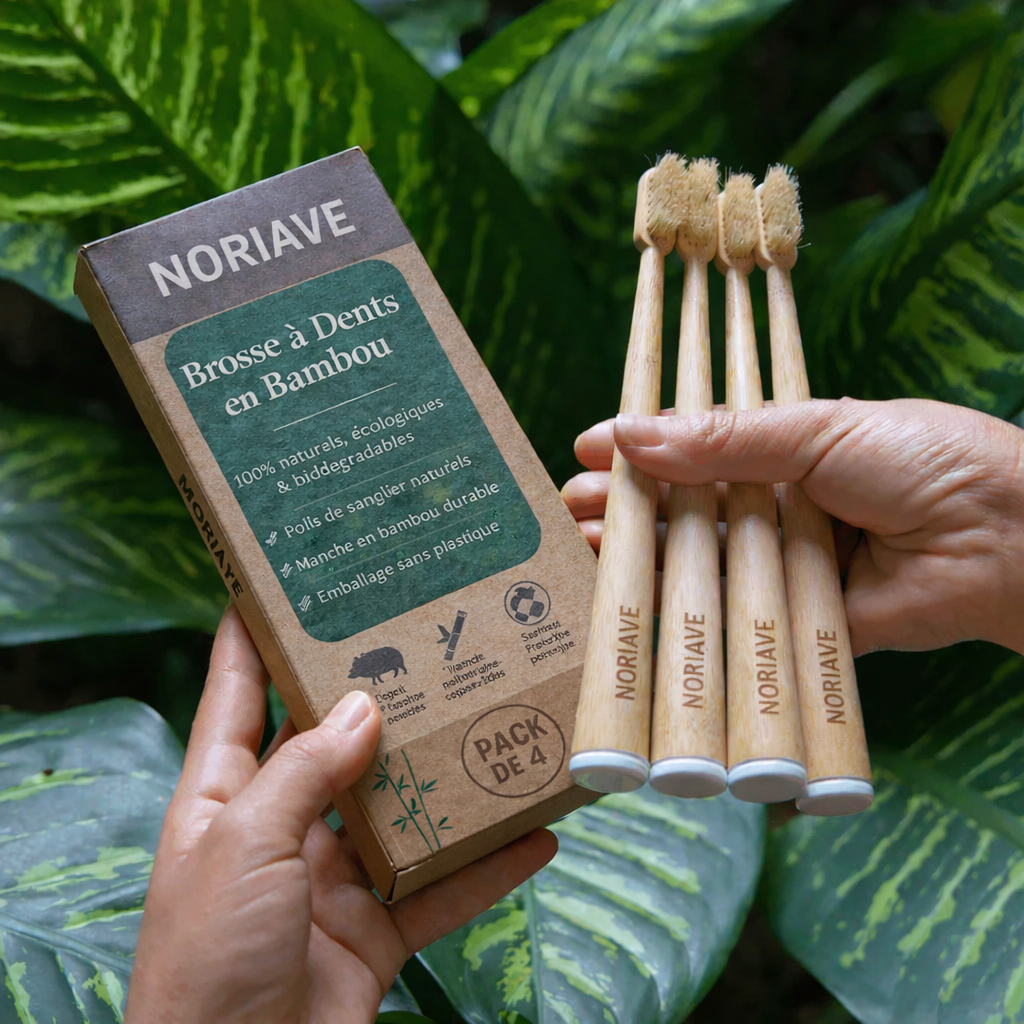 Brosse à Dents Bambou & Fibres Naturelles